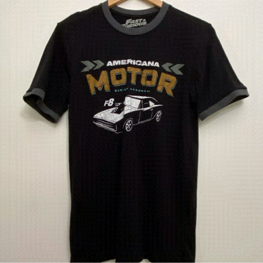 FAST and Furious Original Car T-Shirt - Unisex - Black - Small